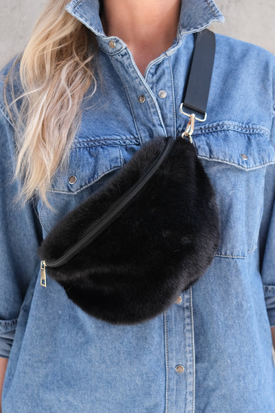 Fuskepels Fanny Pack Sort