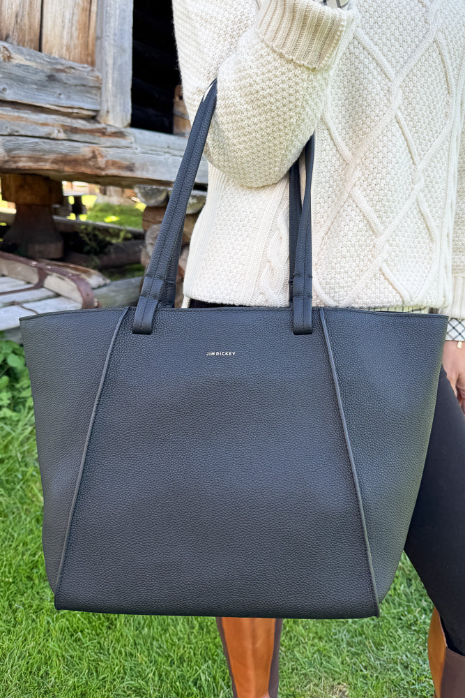 Allround Tote Leather Black