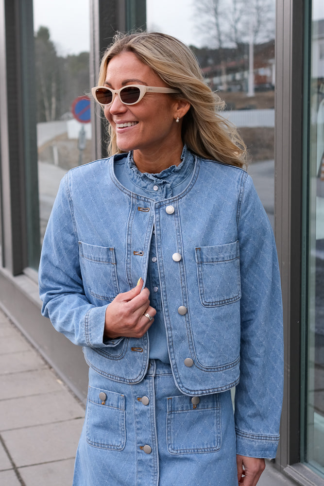 Delya Jacket Jeans Clair