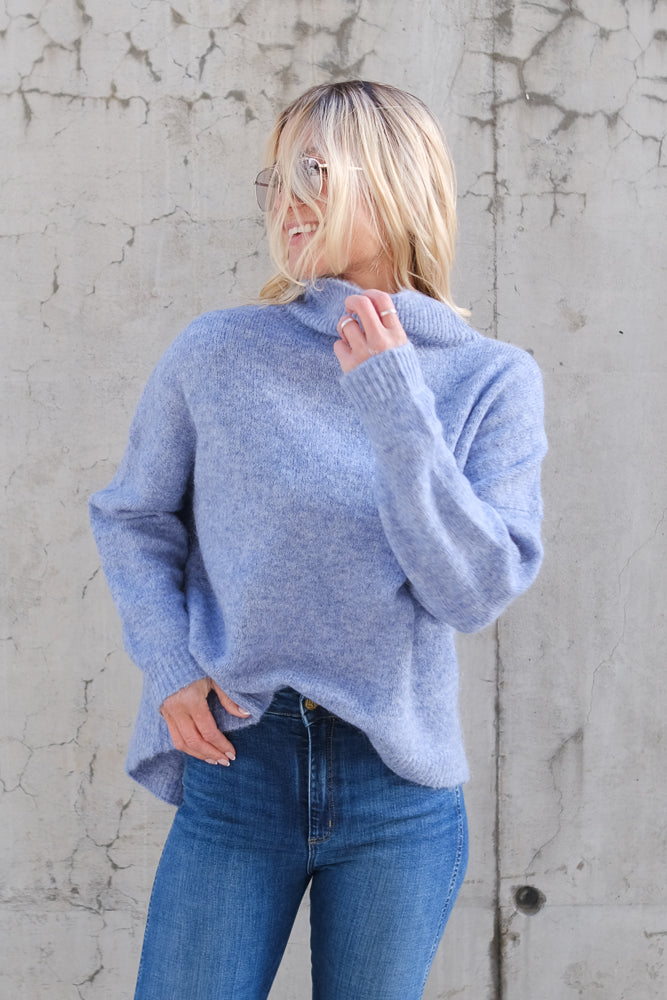 Russo Sweater Denim Melange