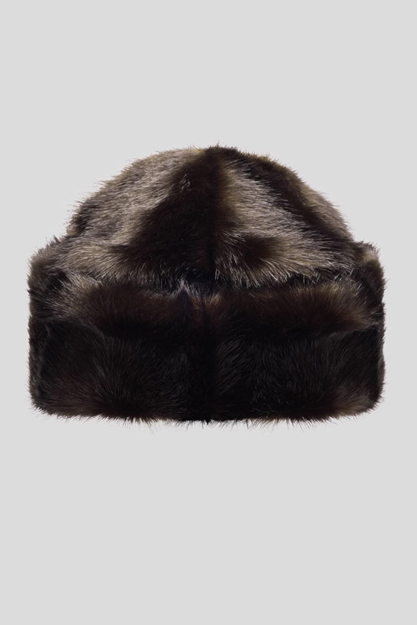 Stubai Faux Fur Hat Rich Brown