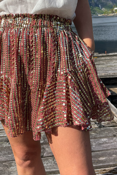 Extraordinary Skirt Shorts Rusty & Gold