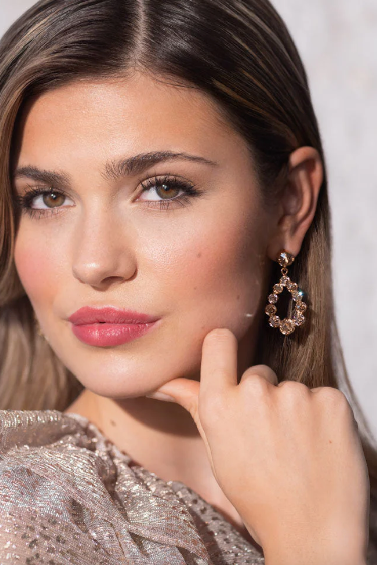 Mini Delia Earrings Gold Golden Combo