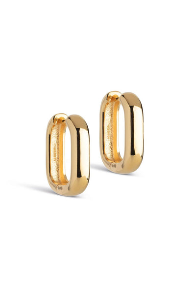 Hoops Square 18mm Gold