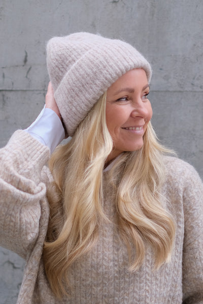 Ayla Beanie Light Taupe