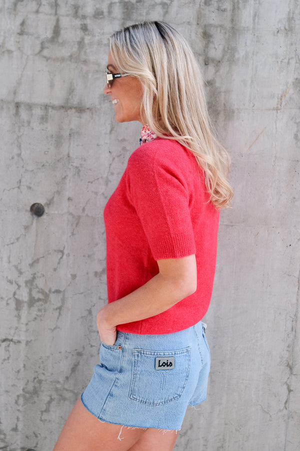 Georgina Sweater Ruby Pink