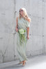 Vanessa Satin Maxi Dress Desert Sage