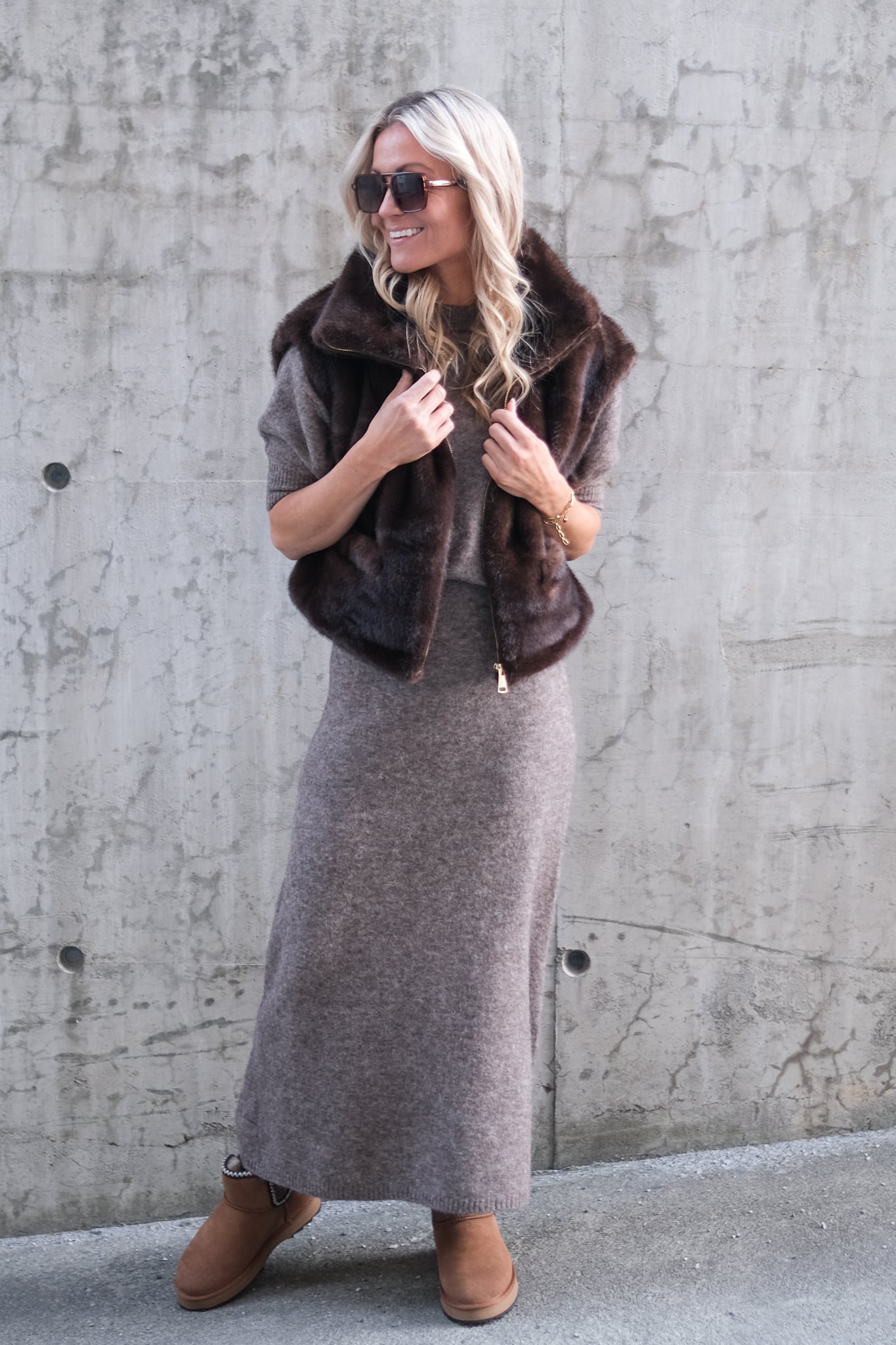 St. Moritz Vest Brun