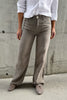 Culotte Linen Pants Hedge Green