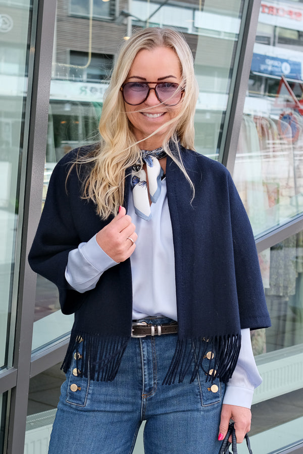 Keyla Lambswool Jacket Navy