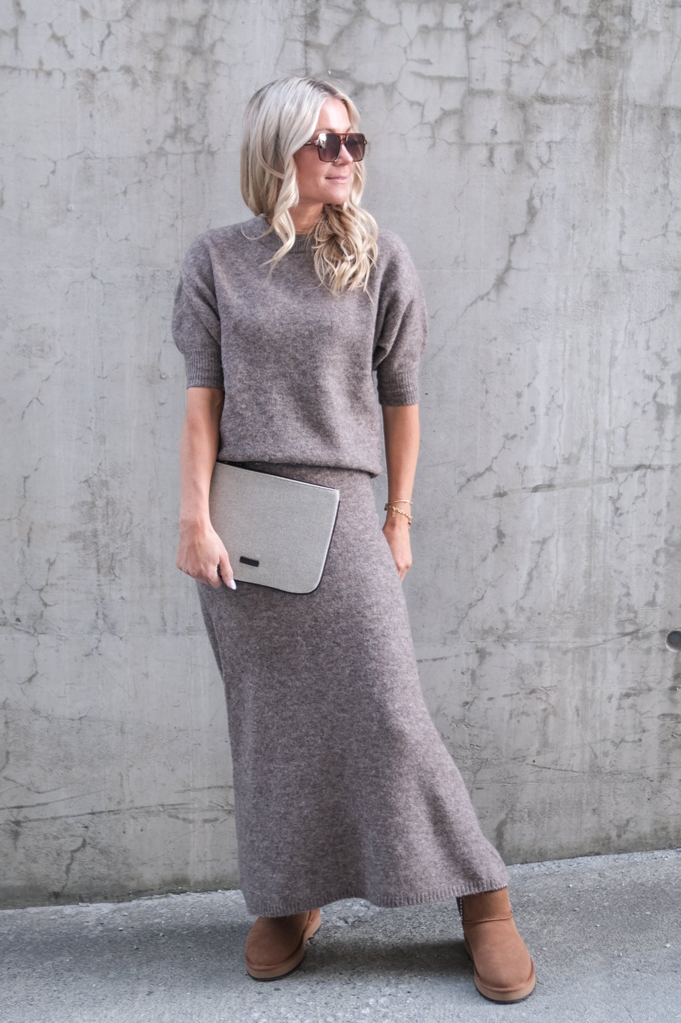 Melange Pouch Brindle