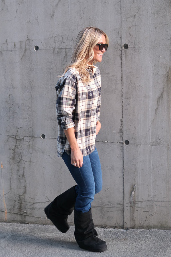 Elishaw Shirt Check Shirt Birchwood Tartan