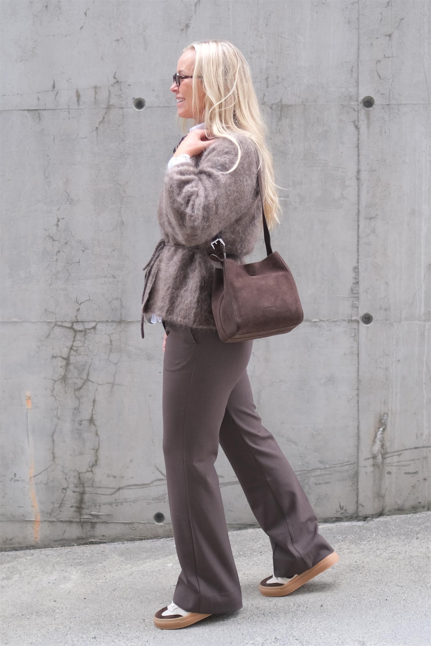 Sac Mini Suede Truffle