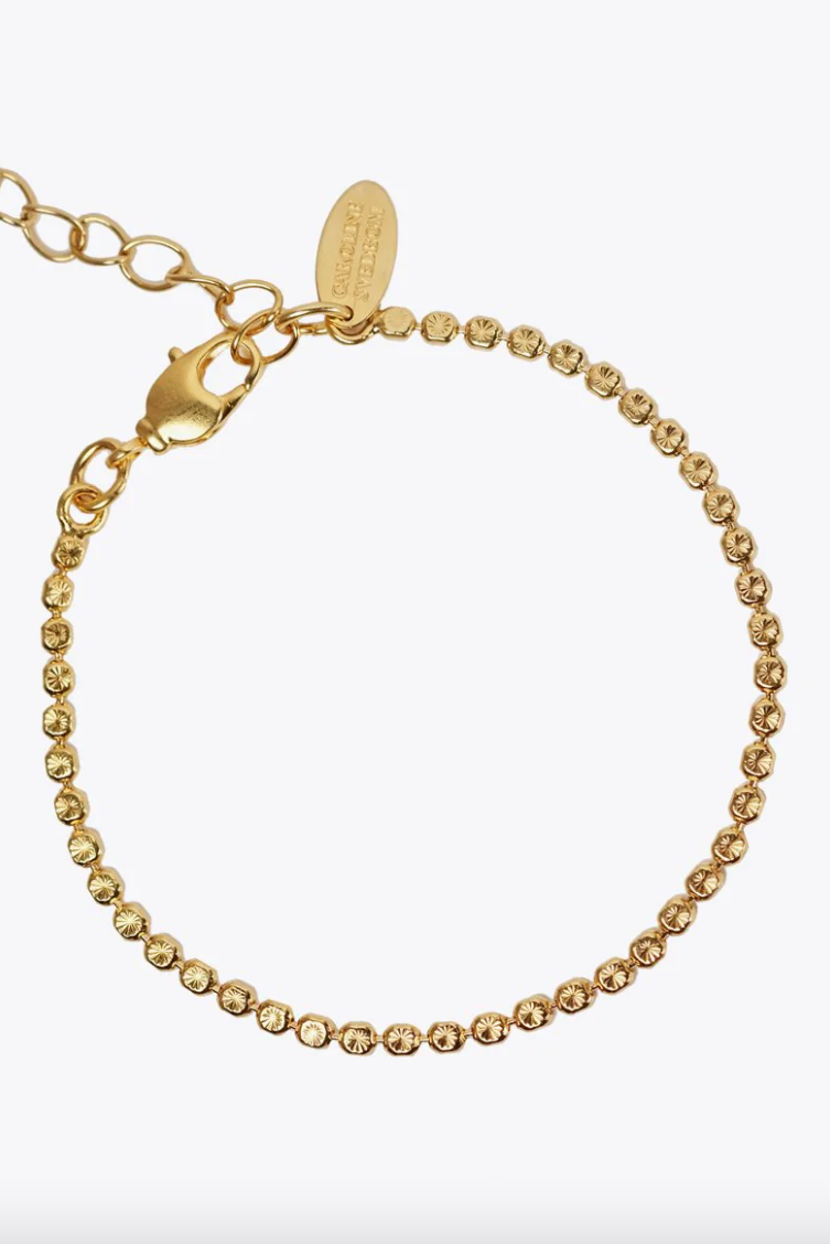 Diamond Chain Bracelet Gold