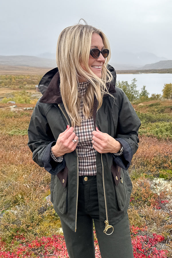 Carville Wax Jacket Olive