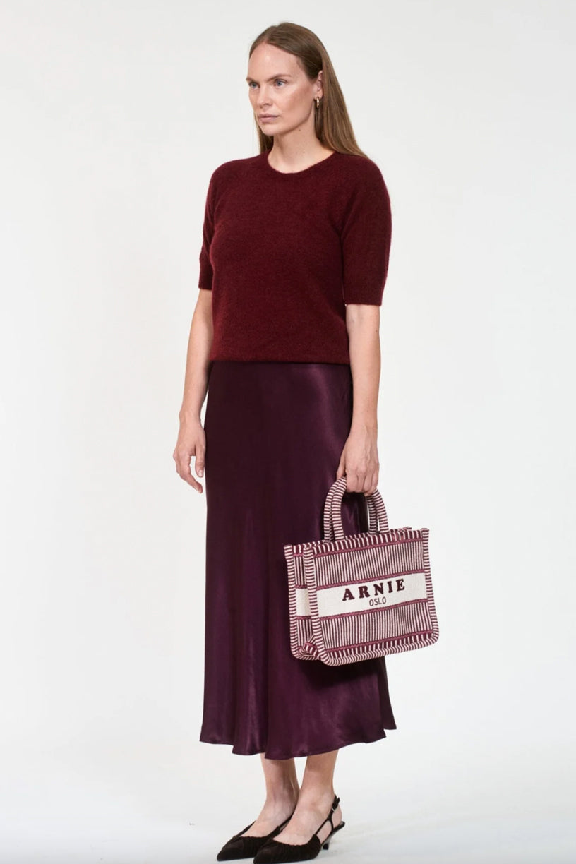 Porto Mini Burgundy Stripe