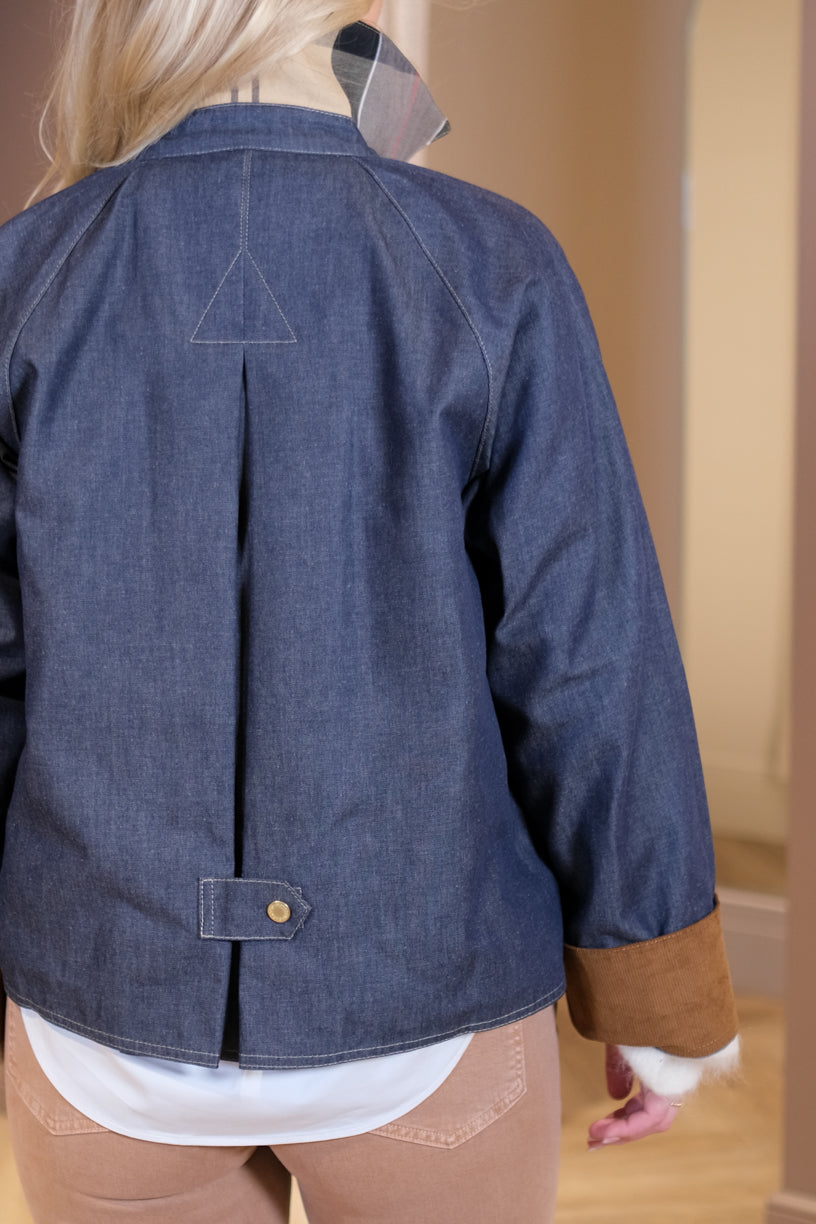 Freckleton Casual Jacket Dark Indigo/Safari