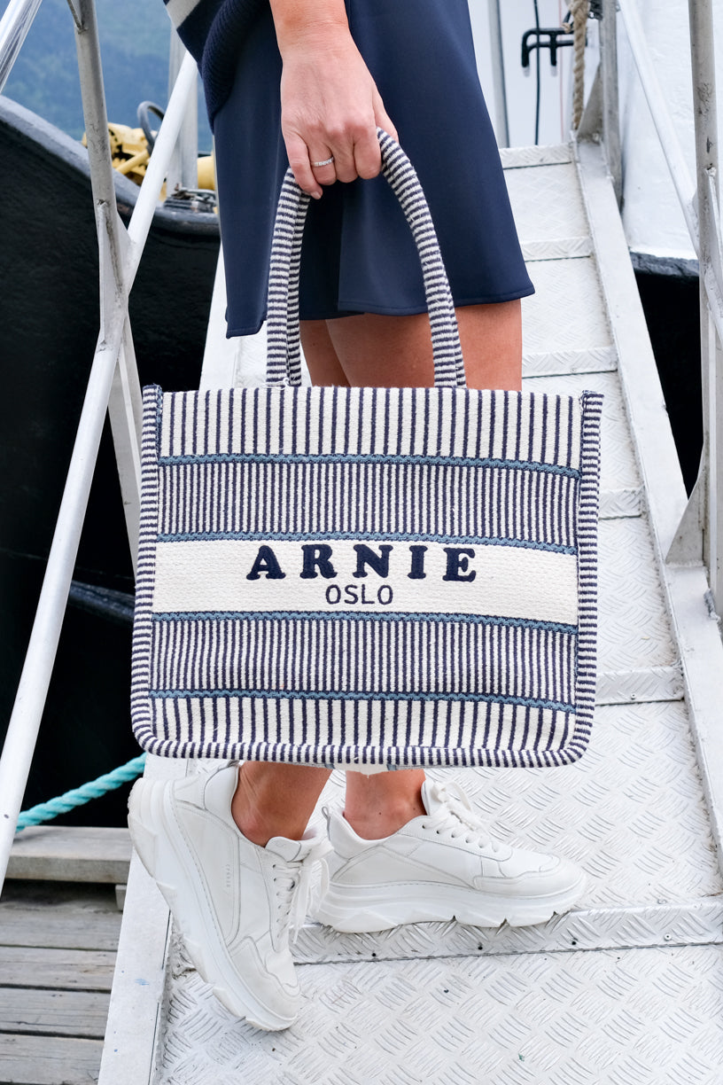 Porto Medium Bag Blue Stripe