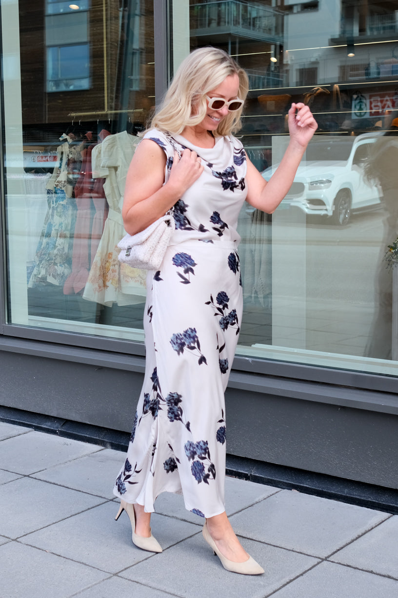 Hyro Skirt Cream Hydra Print