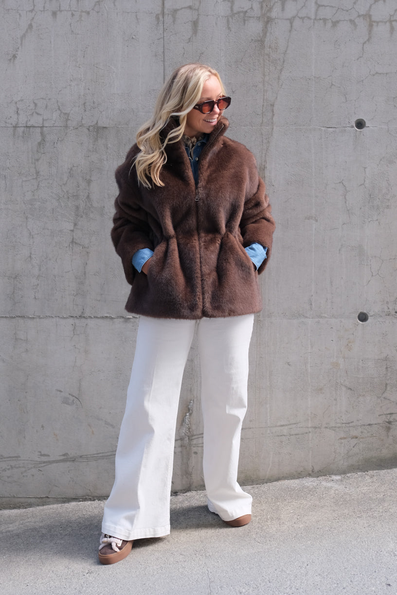Frankie Faux Mink Choco