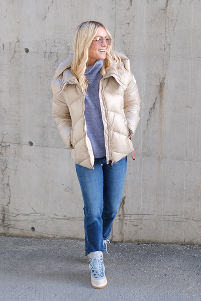 Helsinki Down Jacket Beige