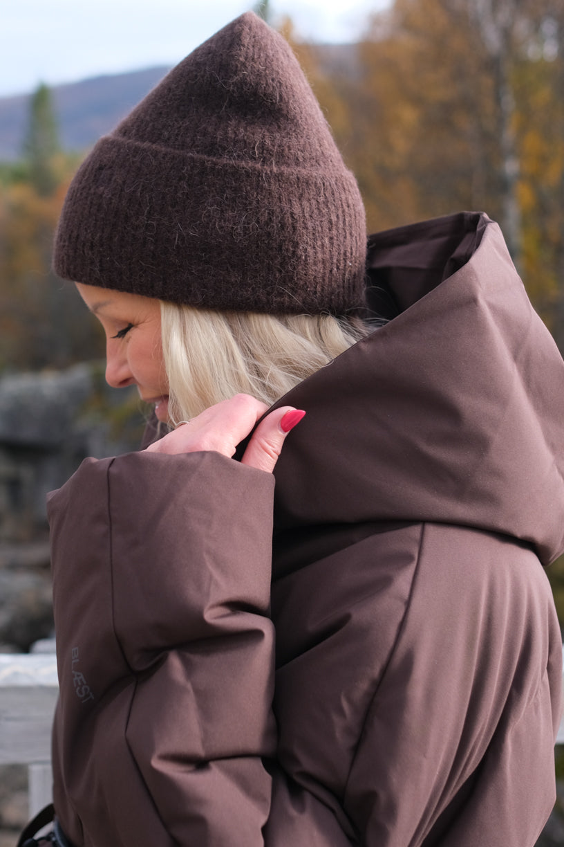 Leia Beanie Mocha Brown