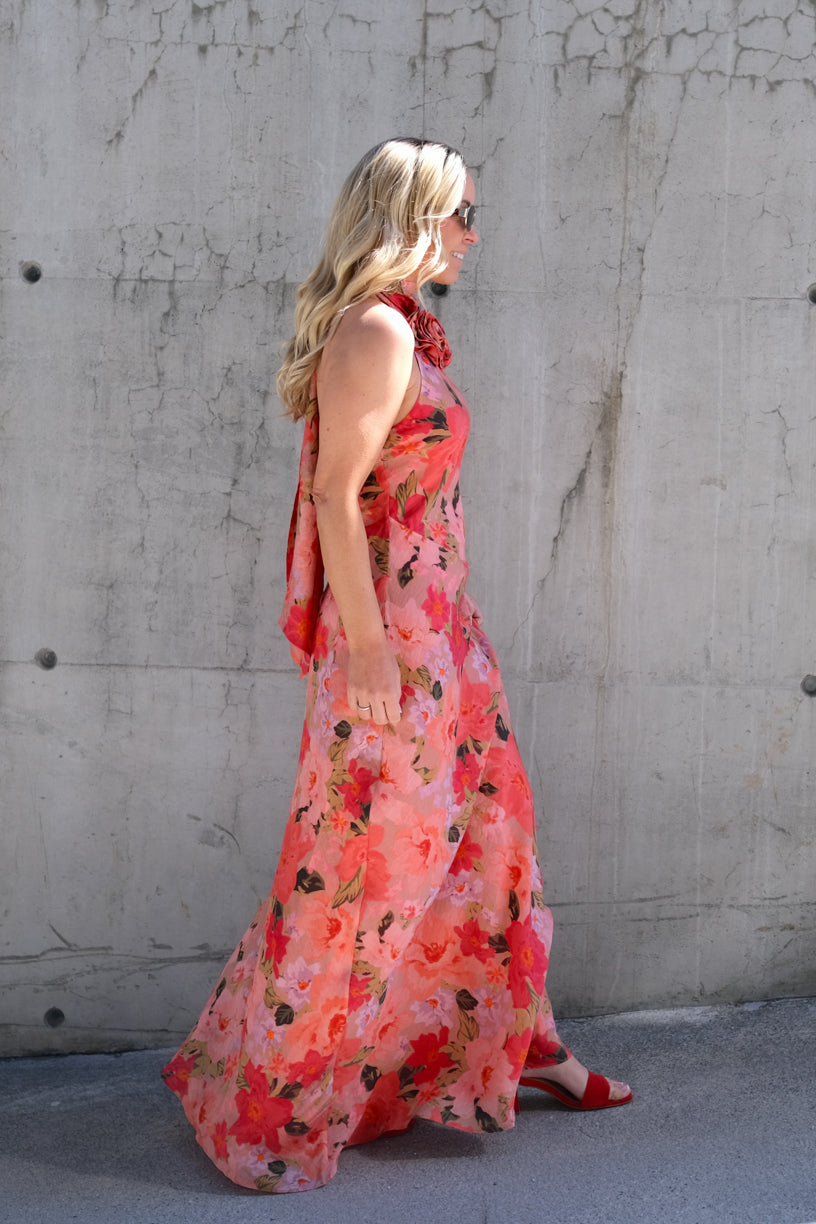 Acacia Dress Flower Print
