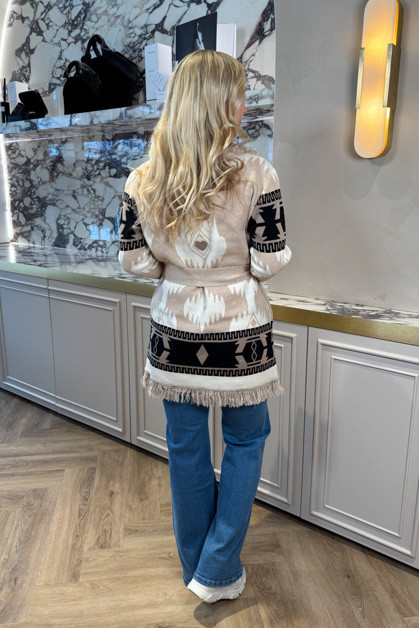 Kilya Cardigan Camel Mix