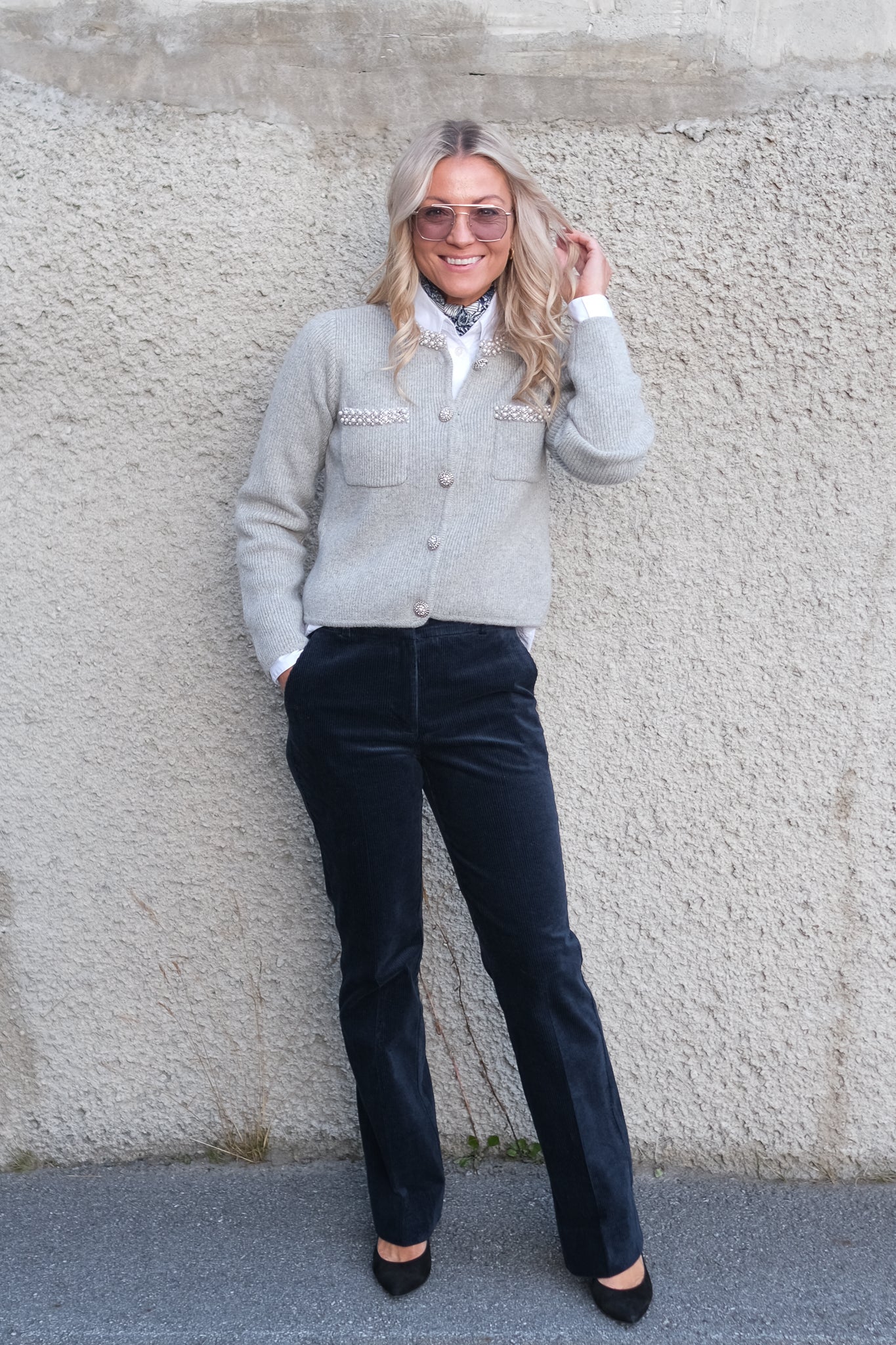 Clara Corduroy Navy