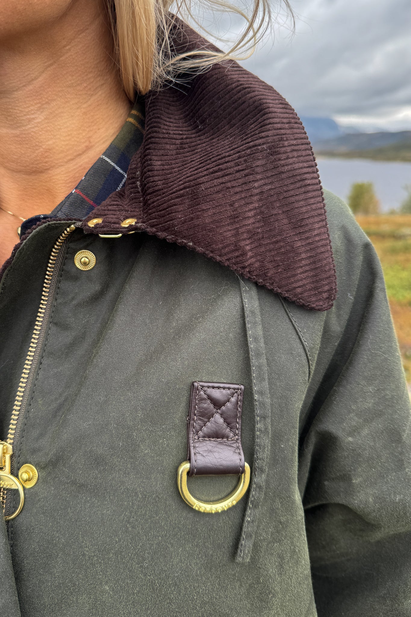 Reighton Wax Jacket Olive
