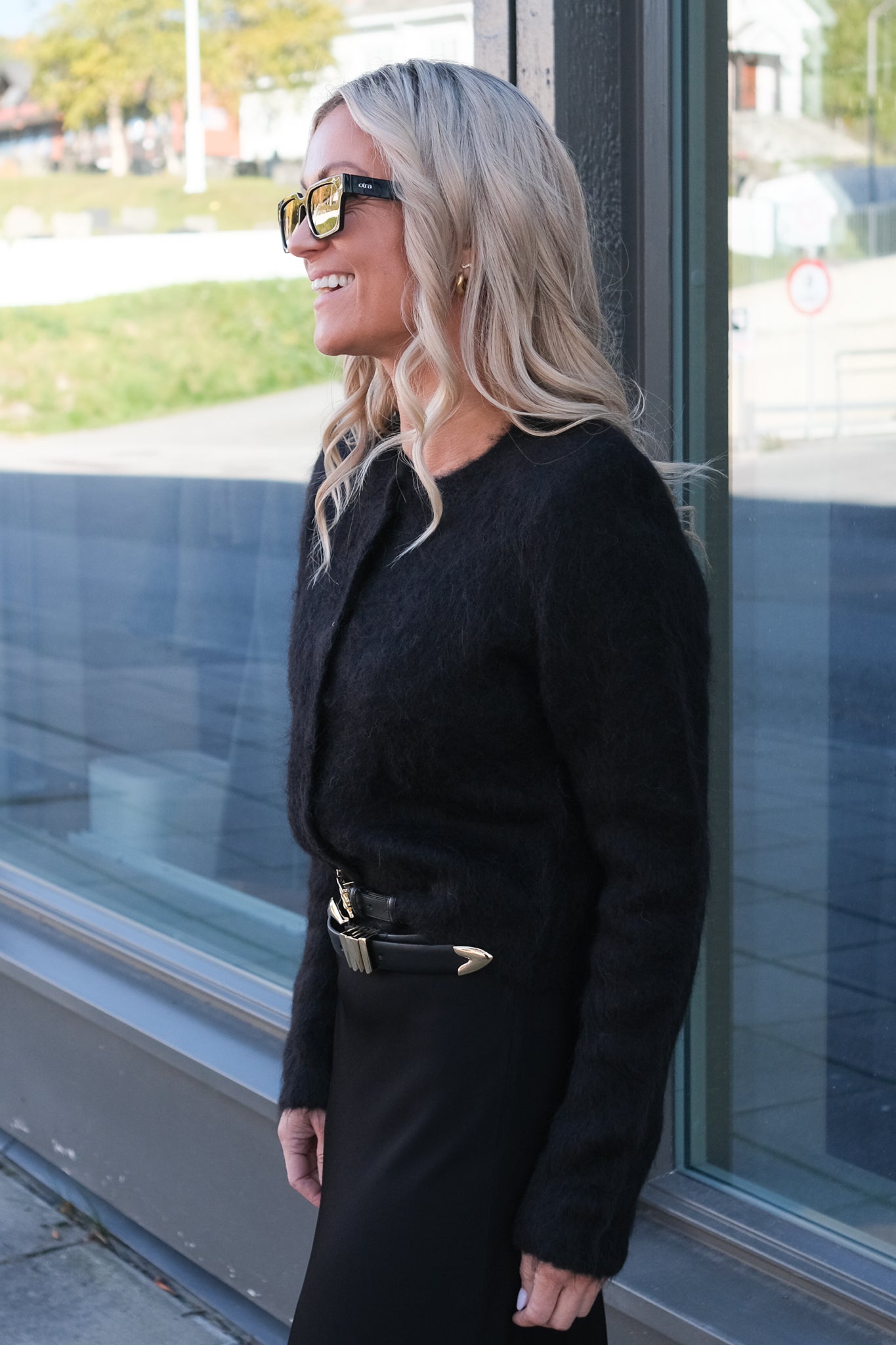 Hairy Knit Jacket