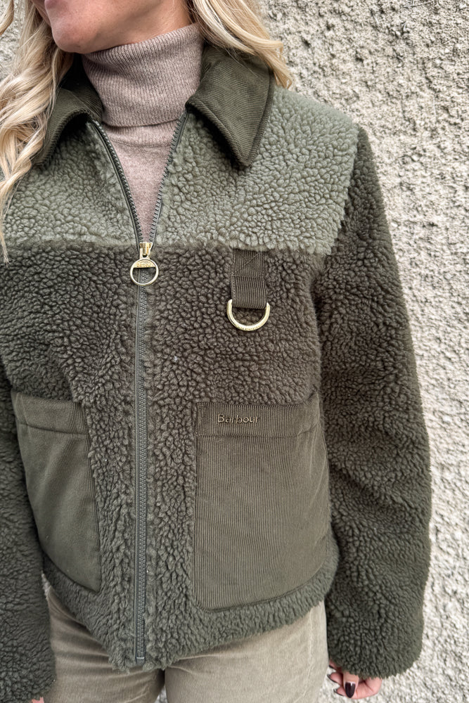 Malena Fleece Jacket Olive