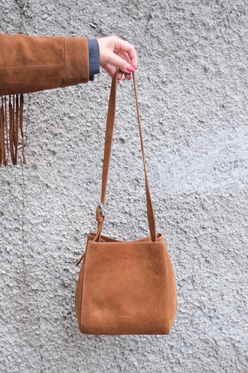 Sac Mini Suede Cognac