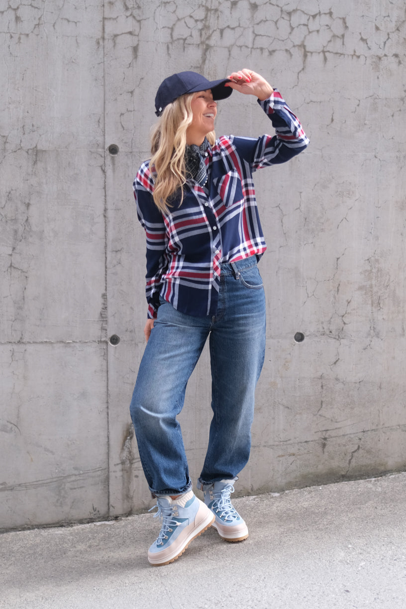 Hunter Shirt Bleacher Blue