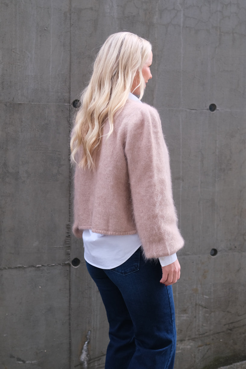 Amelia Chunky Cardigan Hazel Beige