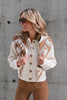 Cashmere Scarf Triangle Terra Off White & Camel