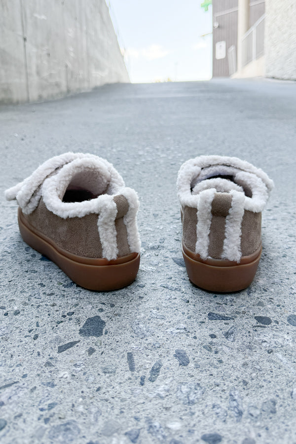 Shearling Low Velcro Light Beige