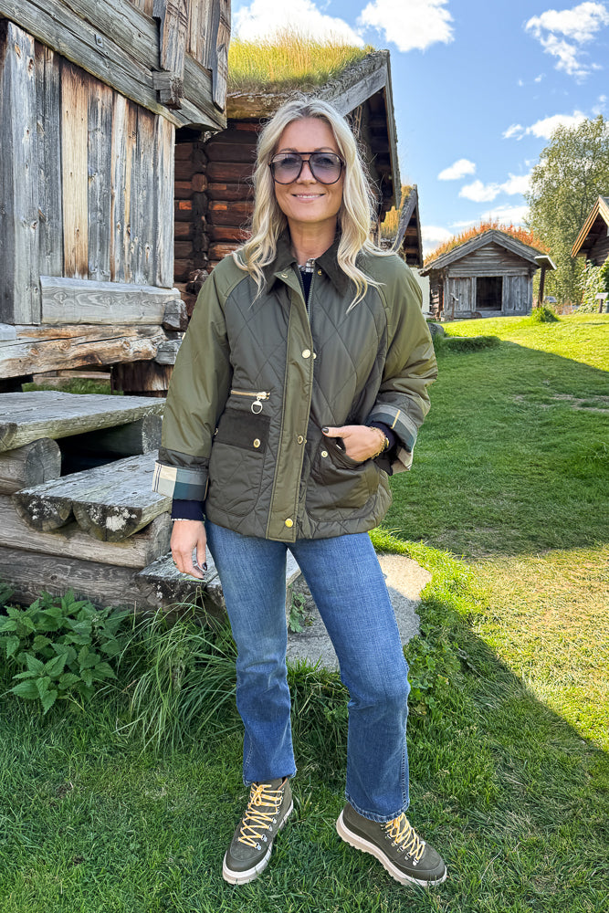 Martha Quilted Jacket Olive