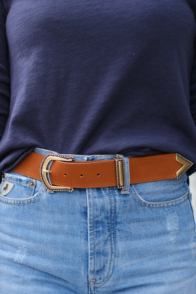 Woman's Belt 94432BR Havana