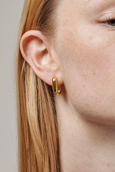 Hoops Square 18mm Gold