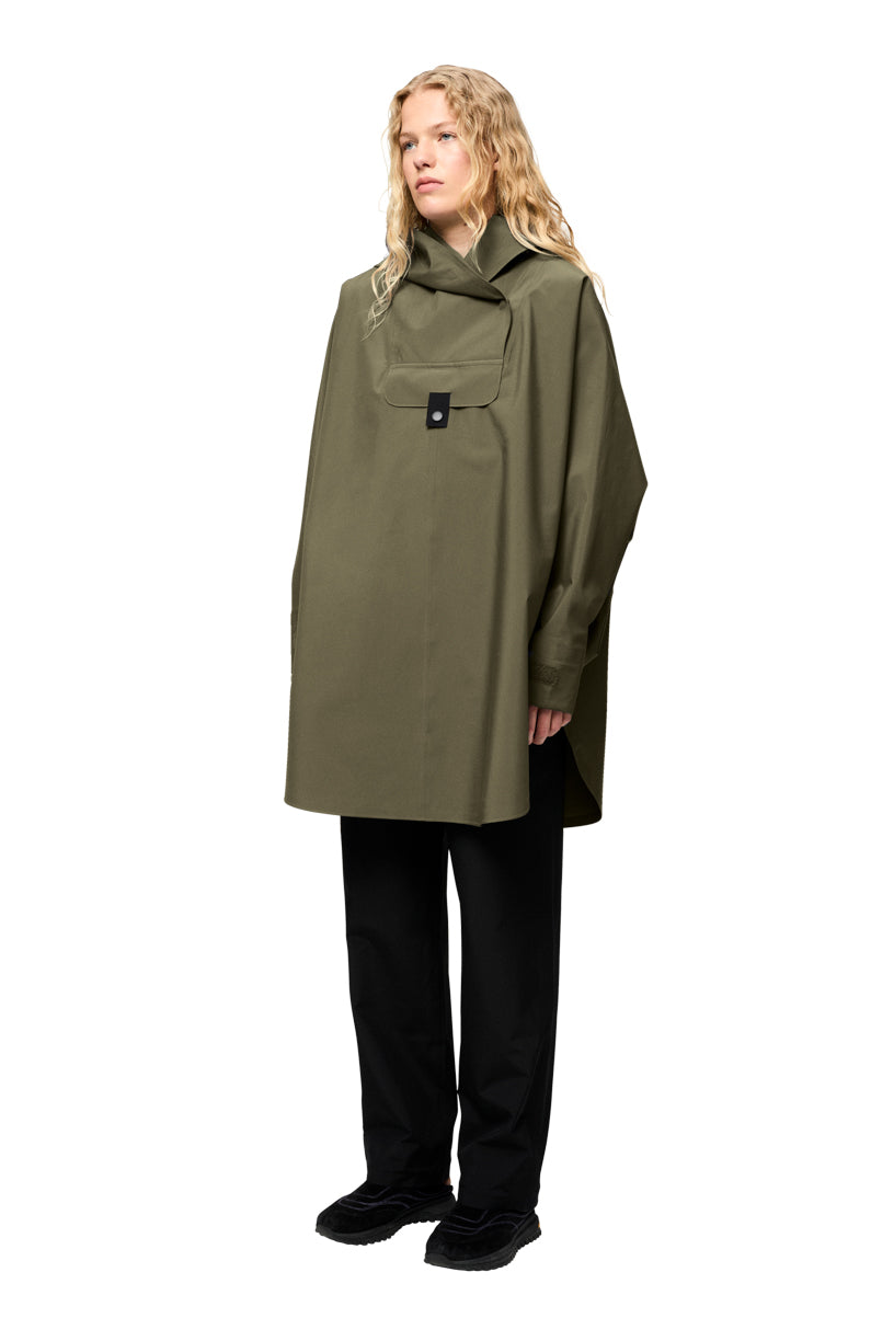 Bergen Poncho Grape Leaf