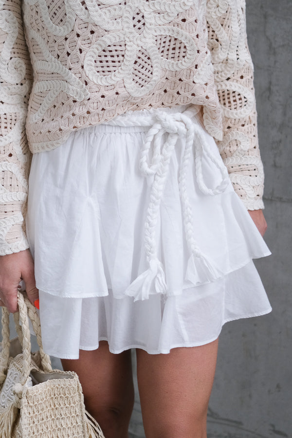 Tennis Skirt Shorts White