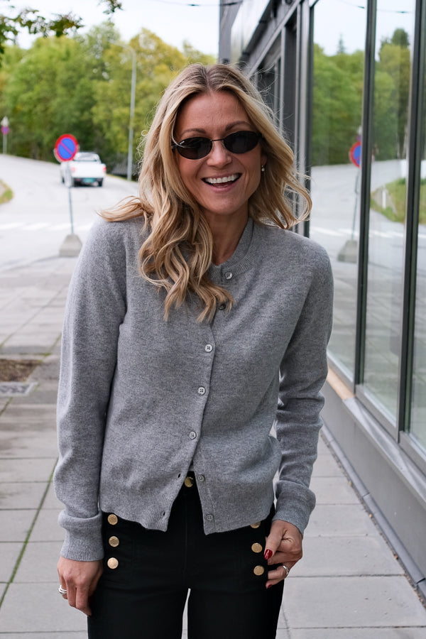 Judith Knit Cardigan Grey