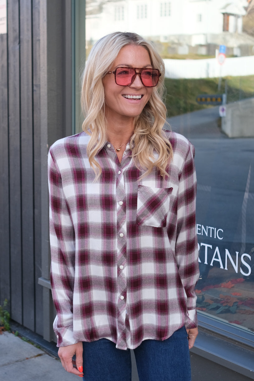 Hunter Shirt Raspberry Wine