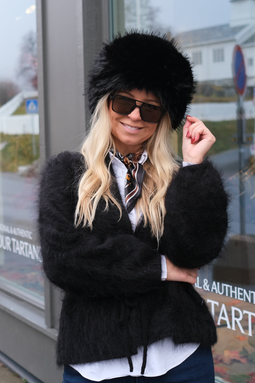 Wolf Fuskepels Lue Sort