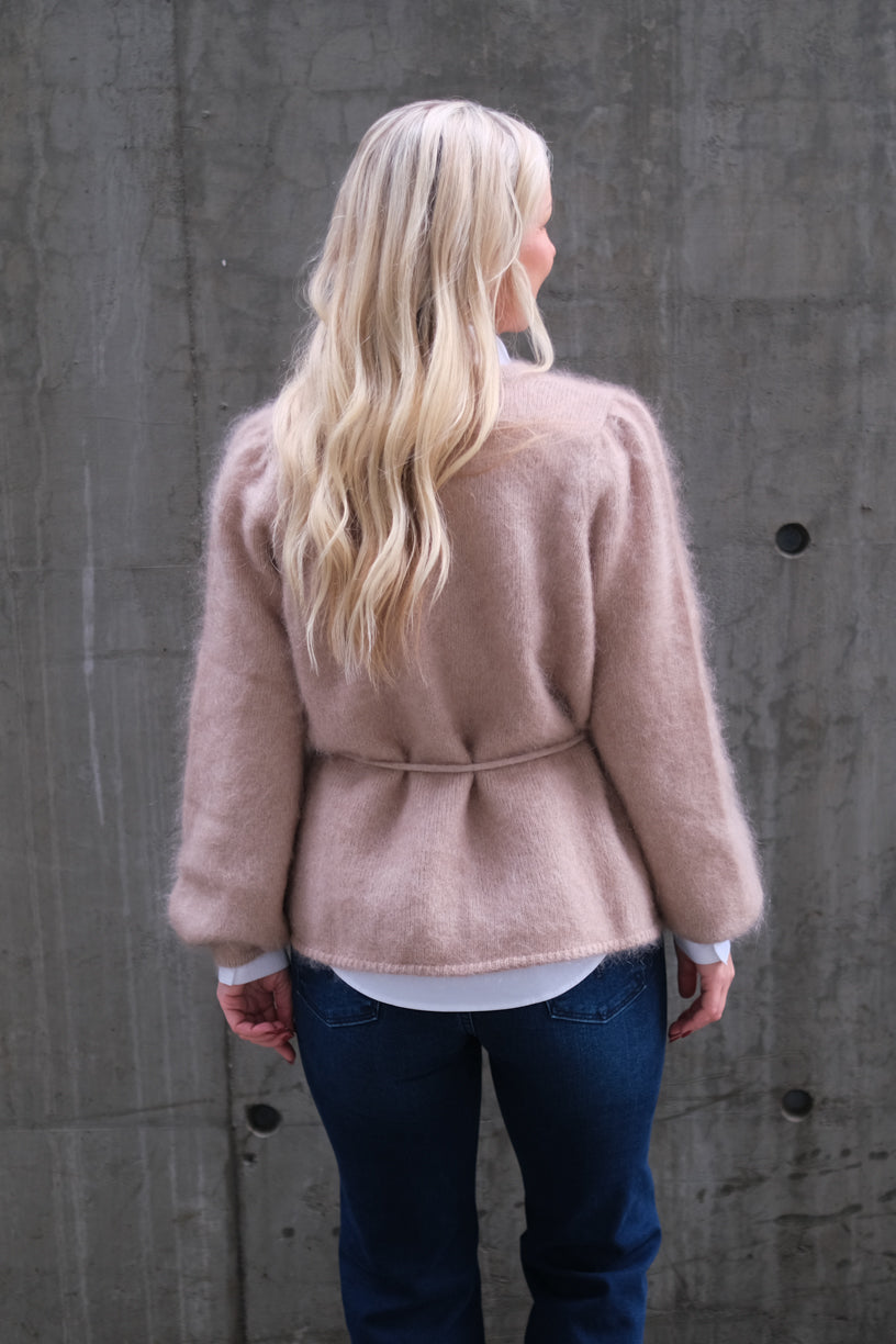 Fredrikke Chunky Cardigan Hazel Beige
