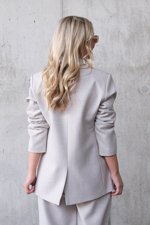 Frida Blazer Silver Sand