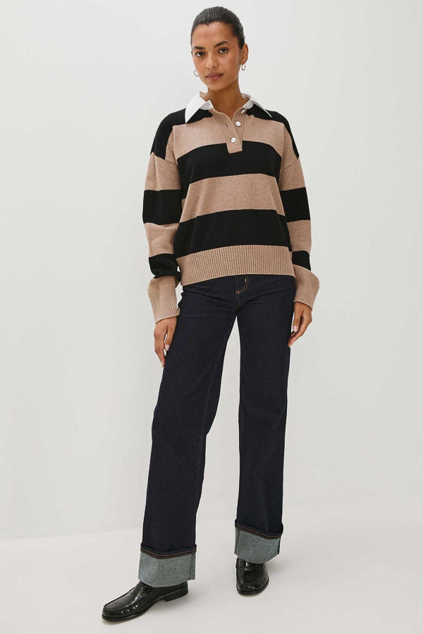 Paxton Sweater Oatmeal Black