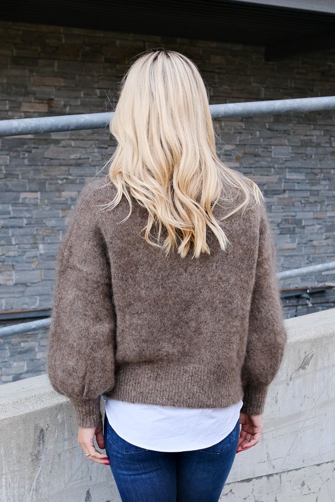 Li Chunky Sweater Brown