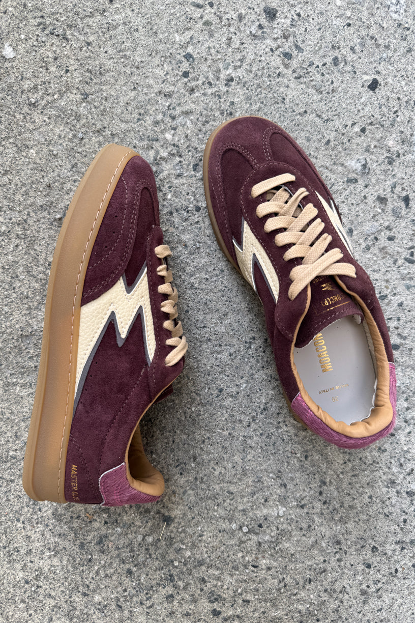 Kit Club Sneakers Purple Suede Mauve Horsy Backtab